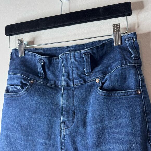 Free People We the Free Wide Waist High rise skinny stretch 27 - Picture 2 of 4